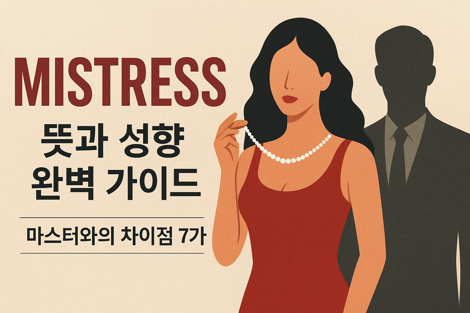 미스트레스 뜻과 성향, 마스터와의 차이점을 설명하는 가이드 썸네일 이미지