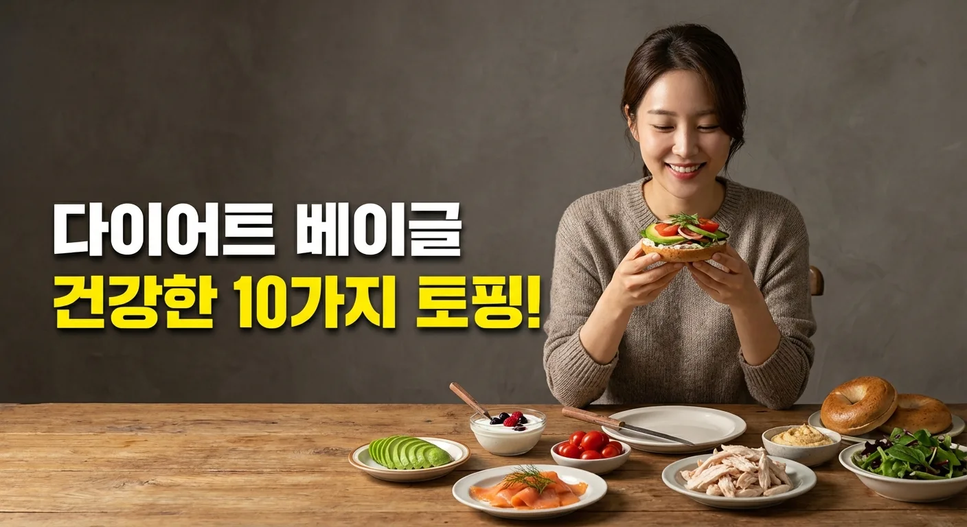 다이어트 베이글 토핑 가이드: 크림치즈 대신 먹을 수 있는 10가지